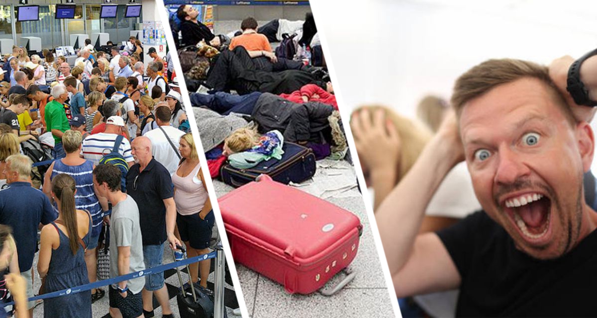 Турист пришел в ярость после того, как работник аэропорта нацарапал очень грубое сообщение на чемодане сына