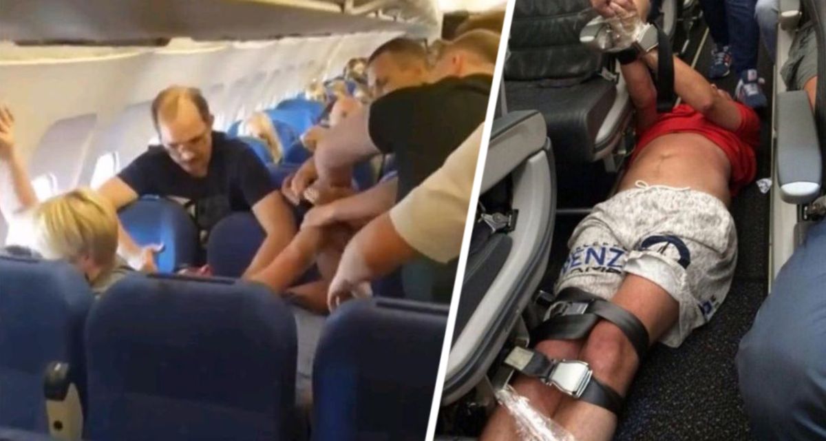 Пассажир начинает избивать и оскорблять попутчика: для устроивших драку на борту самолёта российских туристов всё кончилось очень плохо