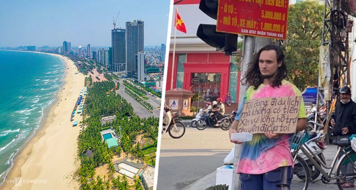 Российский турист просит милостыню на вьетнамском курорте, озадачив местных чиновников