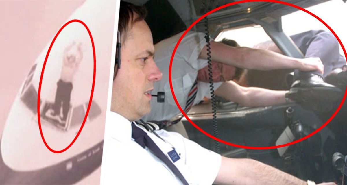 Невероятно, но факт: пилот British Airways выжил после того, как его высосало из окна кабины на высоте 5 км