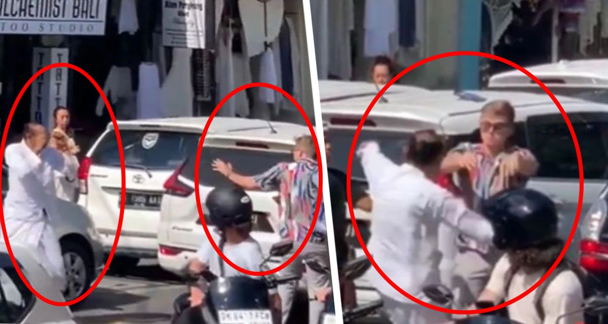 Российский турист сошелся в кулачном бою на улице Бали
