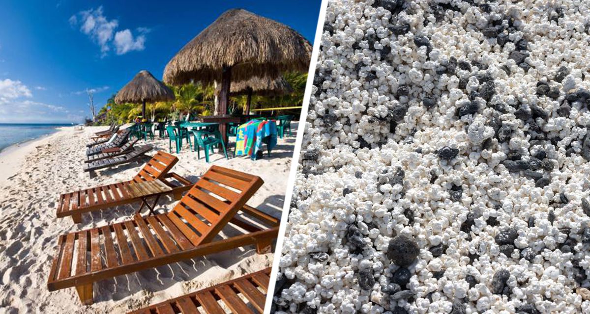 Туристы продолжают воровать песок, похожий на попкорн, на пляже популярного курорта