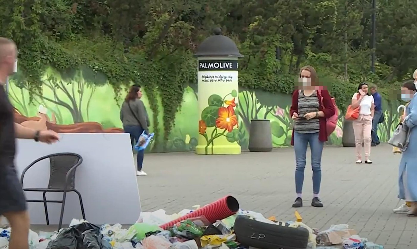 Россиянин прогулялся по Варшаве и был шокирован горами мусора