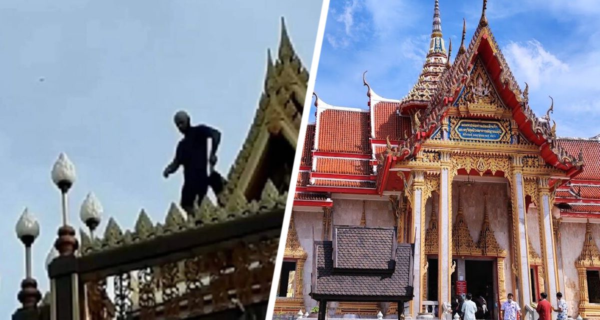 Российский турист в Таиланде прыгнул с крыши храма на глазах шокированной толпы