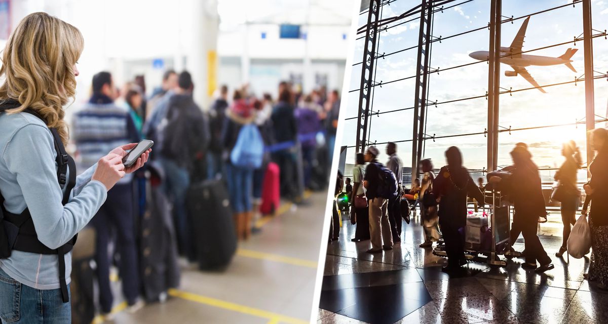 Российские туристы застряли в аэропорту при вылете в Грузию из-за отсутствия самолета