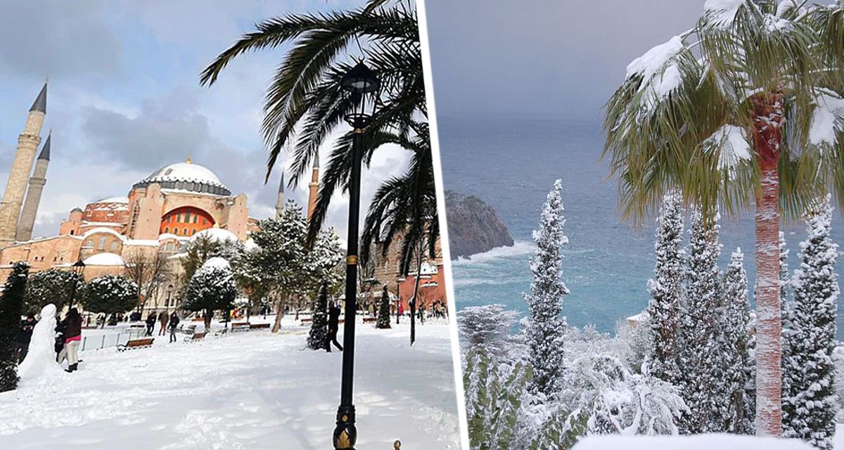 Турцию накроют сибирские морозы, а в Анталии пойдет снег