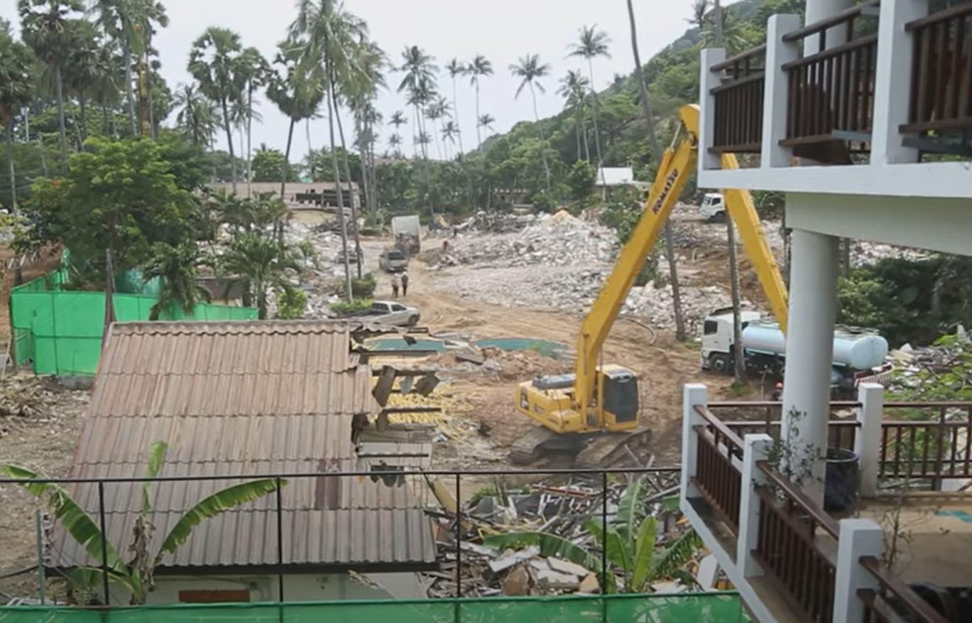 В Таиланде начался снос отелей и курортов