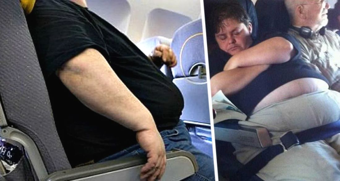 Женщина перестала помещаться в кресла самолета и рассказала, как она похудела почти на 90 кг