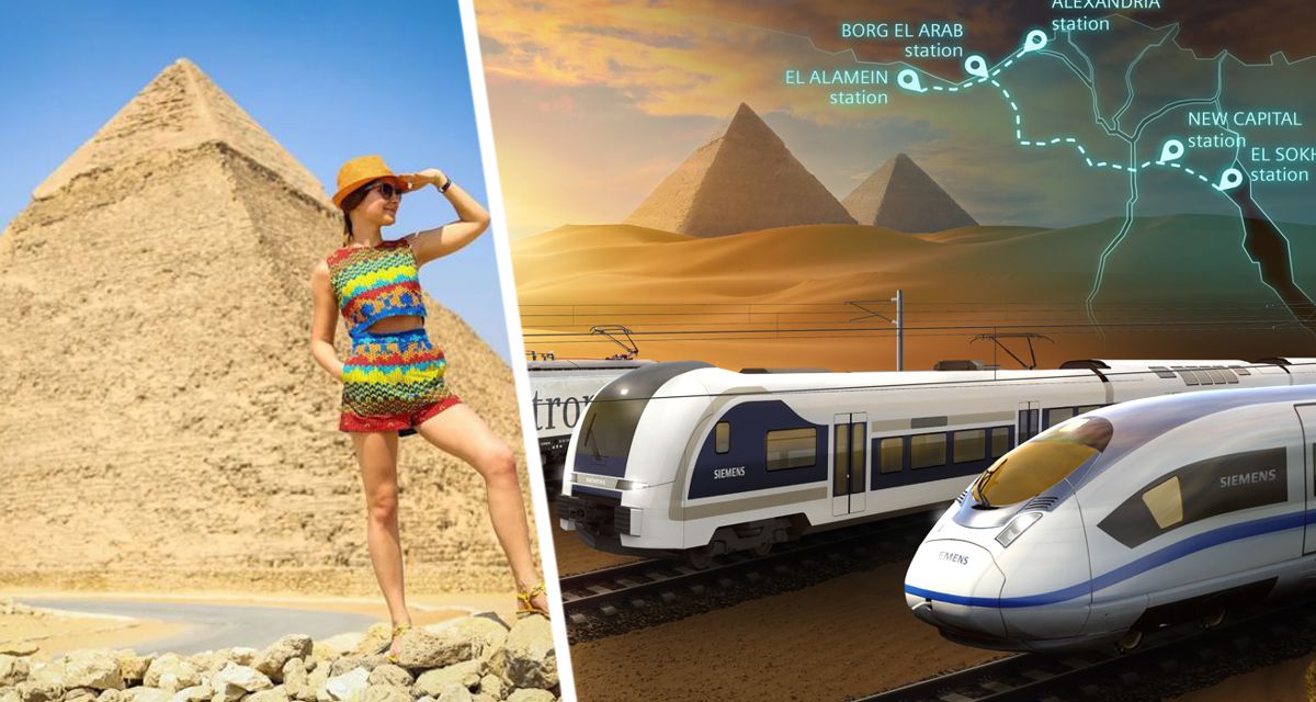 Названы сроки запуска двухэтажных поездов, для перевозки туристов из Хургады в Луксор и Абу-Симбел