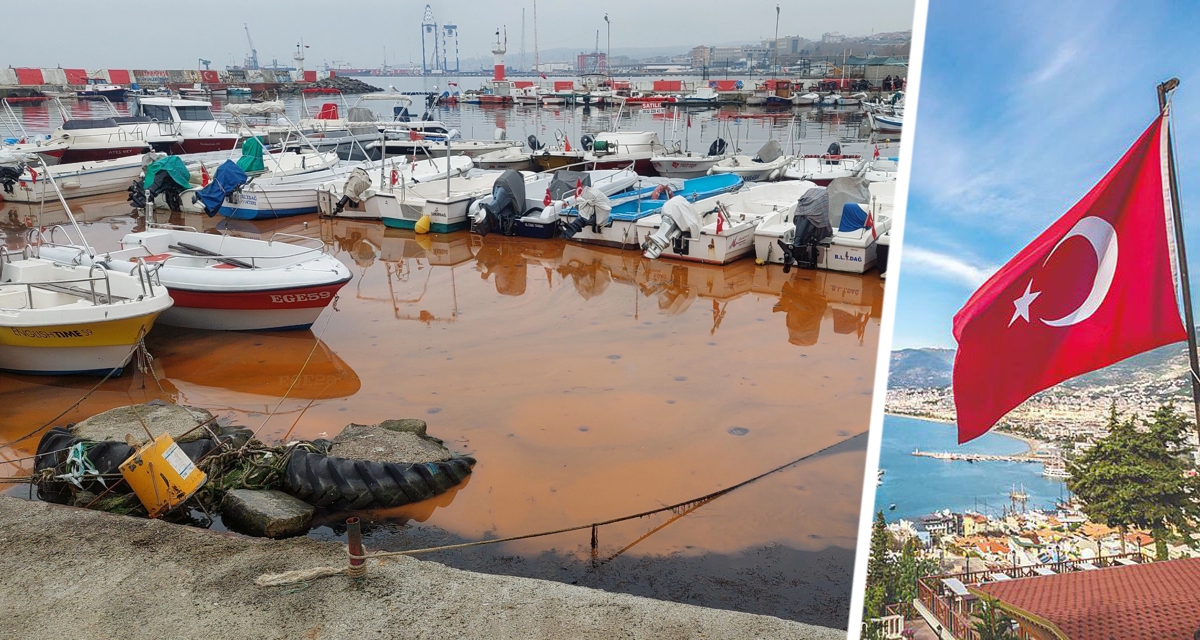 Море в Турции стало оранжевым: напуганным туристам сообщили причину