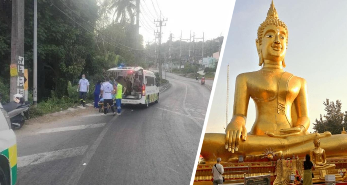 Российский турист отправился с женой на Пхукете к статуе Большого Будды и трагически разбился насмерть