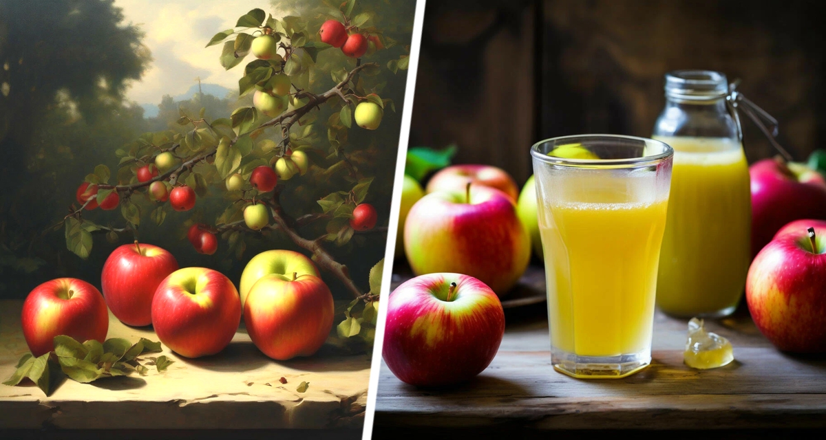 Раскрыт простой способ, как выжимать сок из яблок только при помощи рук