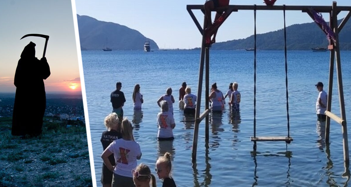 На пляже в Турции группа туристов устроила похороны умерших родственников, вызвав скандал