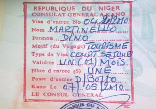 Виза в Нигер