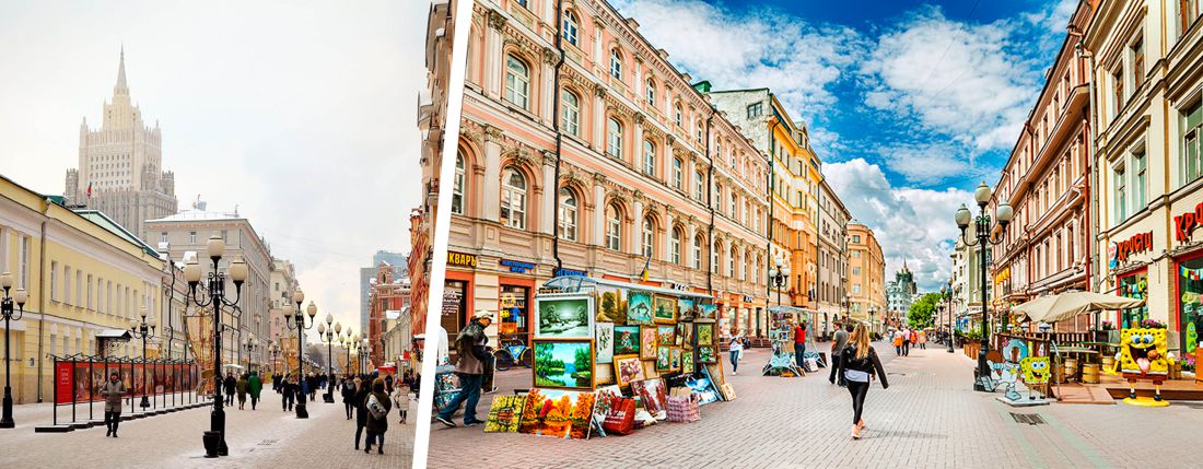 9 обязательных к посещению мест в Москве: Старый Арбат