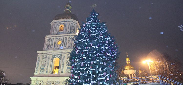 Рождественская елка в Киеве