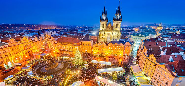 Рождественская елка в Праге